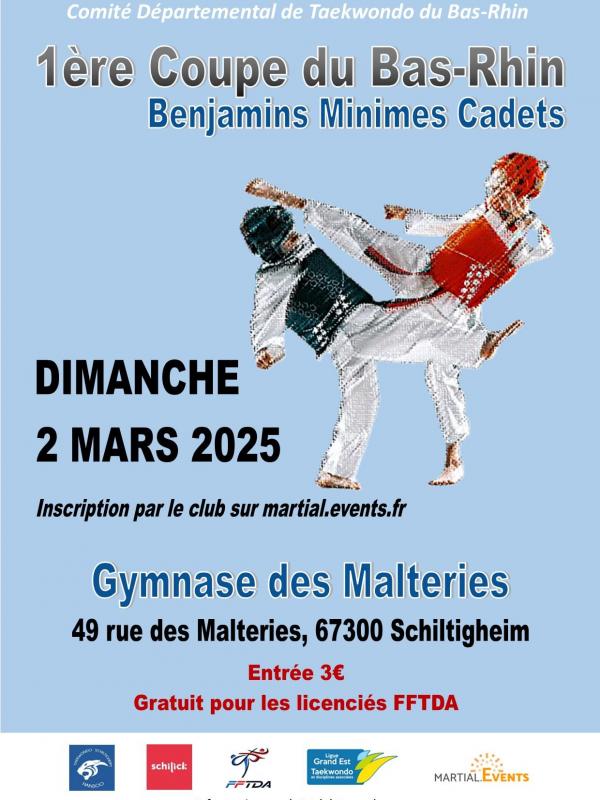 Affiche coupe du bas rhin 2025